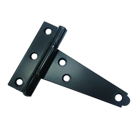 PRIME-LINE Tee Hinge, 3 in. Long Leaf, Steel Construction, Black Painted Finish 2 Pack MP11382-2